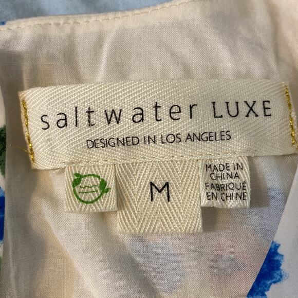 Saltwater Luxe Lottie Floral Boho Maxi Dress Size Medium - Picture 5 of 9